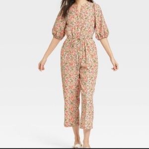 Universal Thread Floral Jumpsuit, Size XL, NWT